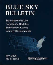 Blue Sky Bulletin publication cover